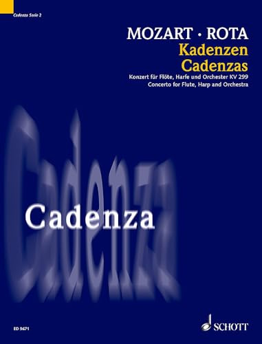 Kadenz: zum Konzert für Flöte, Harfe und Orchester KV 299. Band 2. KV 299. Flöte und Harfe. Solostimmensatz. (Cadenza, Band 2)