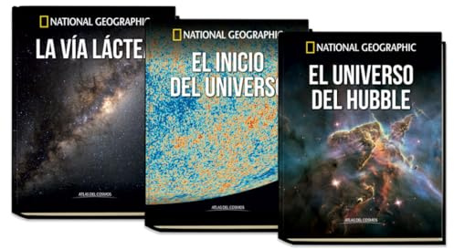Pack Atlas del Cosmos III. Contiene 3 ediciones especiales: La Vía Láctea, El inicio del universo, El universo del Hubble (Colección Atlas del Cosmos National Geographic)