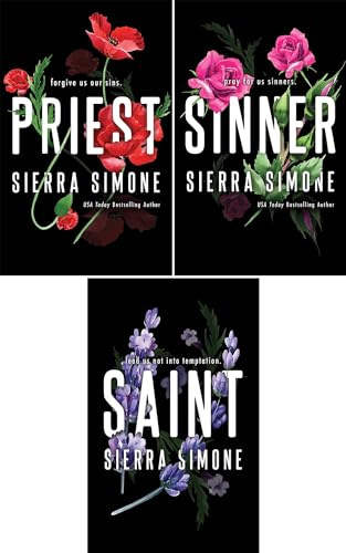 Bloom Books Ltd Colección de Libros Priest Series 3 de Sierra Simone (Sacerdote, Pecador, Santo)