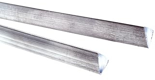 CFH Stangenlötzinn Kupferblech SK 366 – 2 x Dreikantstangen à 333 mm, bleifrei, Sn97Cu3, Schmelztemperatur 227–310 °C, Löten von Kupferrinnen