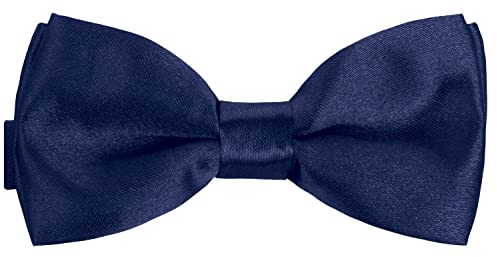 BomGuard Kinder Fliege Kleinkind einfarbig,dunkelblau