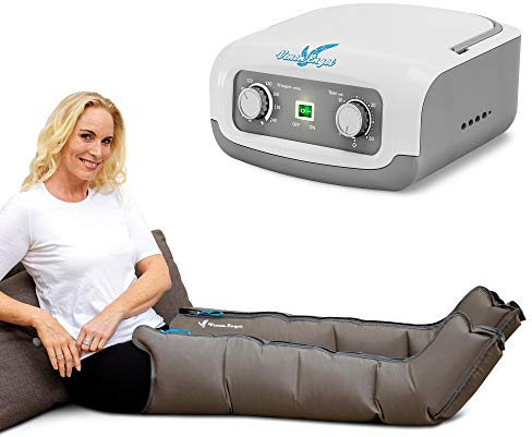 Venen Engel 4 Basic mit Beinmanschetten 4 Luftkammern 1 Massageprogramm zur Reduzierung von Cellulite Beinmassagegerät fördert Durchblutung