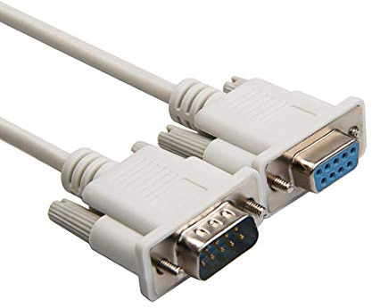 Cable de extensión DB9 de 9 pines serial / RS232 macho a hembra de 15 pies (5 m)