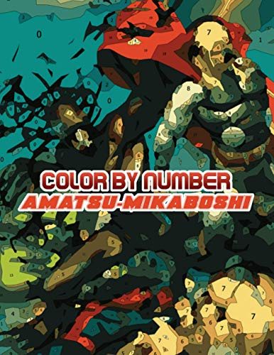 Amatsu-mikaboshi Color By Number: Demonic Mystical Powers Character Marvel Comic Illustration Color Number Book For Fans Adults Creativity Gift.