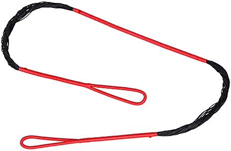 CENPEK Corde pour arbalète CRS-004C - 66,5 cm - Poids de Traction : 79,4 kg - Fibre de Polyester - Rouge/Noir