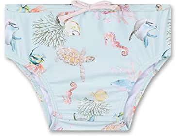 Sanetta Baby flicka 420251 simblöja för småbarn, delikat blå, 62, Delblå, 62 cm