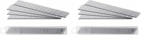 Westcott E-84007 00 Ersatzklingen, 10 Stück, 9 mm (Packung mit 2)