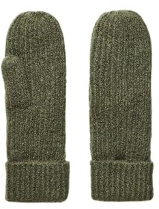 PIECES Mitaines Pcpyron Noos Bc Fäustlinge pour femme, Vert foncé, taille unique
