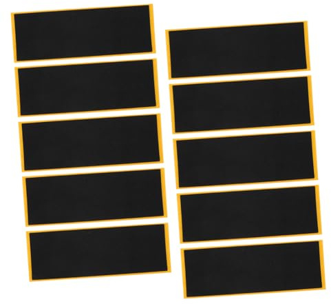 HONMEET 10 Stück rutschfeste Fingerstreifen aus Schaumstoff für Boards | Schwarz, für Fingerboard und Finger Skateboard, Zubehör für Skateboard Props