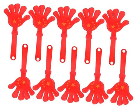 VILLFUL 10stücke Teiliges Handlicher Plastik-handklatscher Sicherer Laute Party Fanartikel Für Festivals Sportevents Geburtstage Interaktive Jubelhilfen