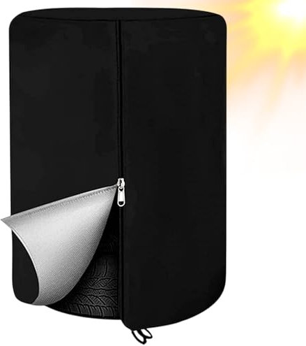 Cubierta de neumáticos, bolsa de almacenamiento de neumáticos - Bolsas de neumáticos para automóvil impermeables,Almacenamiento y organización al aire libre, bolsa de ruedas de gran capacidad para cam