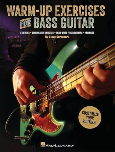 Warm-Up Exercises For Bass Guitar: Noten, Lehrmaterial für Bass-Gitarre: Stretches, Coordination Exercises, Scale-based Finger Patterns, Arpeggios