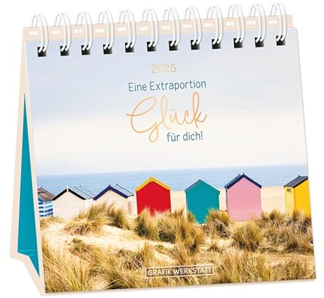 Tischkalender 2025 Extraportion Glück: Tischkalender