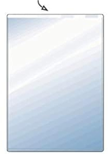 Rexel 23412090 Ausweishülle, PVC-Weichfolie, 170 µm, leicht genarbt, Schmalseite offen für Ausweise, 59 x 89 mm, 25 Stück, transparent