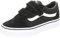 Vans - Ward V Velcro Suede, Zapatillas Unisex bebé, Negro ((Suede/Canvas) Black/White Iju), 19 EU