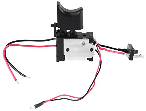 Interruptor eléctrico del taladro 7.2V 24V Herramienta Eléctrica Batería Litio Taladro a Batería Interruptor de arranque del control de velocidad con luz pequeña