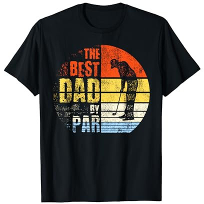 Best Dad By Par Dad Gifts, Golf-T-Shirt Hobby Dad T-Shirt