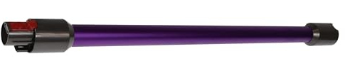 vhbw Staubsaugerohr kompatibel mit Dyson V11 Advanced, V11 Outsize, V10 Total Clean, V7 Absolute, V11 Staubsauger - 35 mm Anschluss, 74 cm lang Lila