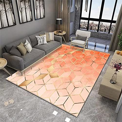 RUGMRZ Teppich Mädchen Jugendzimmer Dekorative Salon geometrische Haus Auslegware Kinderzimmer gelb wohnaccessoires deko mädchenzimmer deko teppich teppich mädchen jugendzimmer zimmer dekoration140x20
