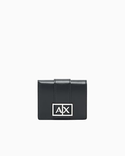 Armani Exchange Jodie Mini - Cartera para Mujer, Color Negro, Negro, Talla única