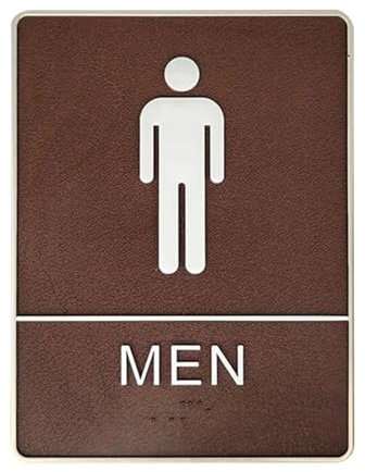 Toilette Beschilderung Badezimmer Wandaufkleber Frau Mann Toilettenschild WC Home Hotel Waschraum Türschilder Kunst Aufkleber for Toilette Restaurant Unisex FüR HotelgeschäFt Parkplatz Einkaufszentrum