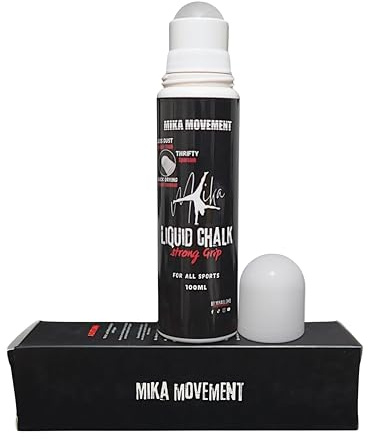 MIKA MOVEMENT Liquid Chalk Roll-On | Flüssig-Kreide für perfekten Grip beim Sport, Klettern, Gym, Turnen, Pole Dance, Calisthenics, Gewichtheben, Bouldern | weniger Staub & schnell trocknende