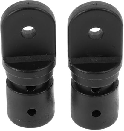 ibasenice Tapa De Extremo De Nylon para Barco 2 Piezas Accesorios Toldos Bimini para Yates con ProteccióN Antideslizante FáCil InstalacióN 2.36X0.98X0.59 Pulgadas