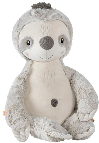 Fehn Kuscheltier Faultier XL – Großes Stofftier & Einschlafhilfe | Spielgefährte und Beschützer zum Greifen, Fühlen und Knuddeln – Plüschtier für Babys und Kleinkinder ab 0 Monaten