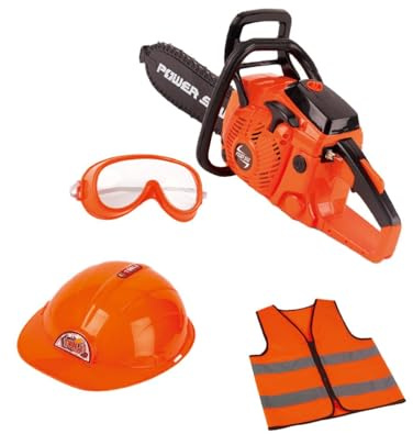 Milageto Boîte à Outils pour Enfants avec perceuse électrique, Accessoires réalistes, Outils de Construction, Jeu de rôle éducatif et Rangement Portable.
