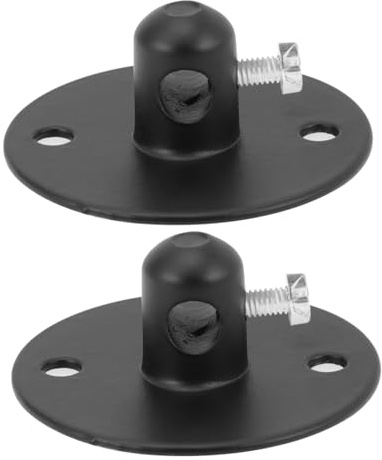 Holibanna Sujetacables de Hierro Negro para Cable de Corriente, Ajustables Fácil Instalación para Luces Colgantes Techo, Pack de 2 Piezas