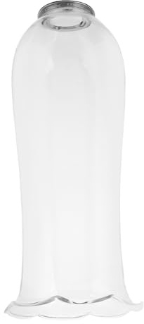 CVUTOVO Vintage Öllampenschirm Glas Winddicht Mundgeblasen Kerzenhalter Ersatzglas Für Petroleumlampen Innen Außen 8,5x21cm