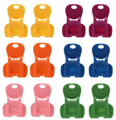12pcs Tab Opener & Drink Protector - Ring Pull Can Opener Aid Soda Can Tab Opener Tool, Drinks Can Opener with Hole Beverage Barricade Covers for Coke Beer Soda (6 Colors)