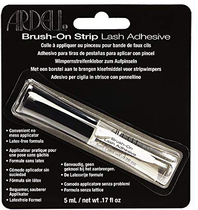 DUO Ardell Pegamento Pestañas Postizas, Adhesivo Striplash para Aplicación con Pincel 5 ml, Transparente, El embalaje puede variar