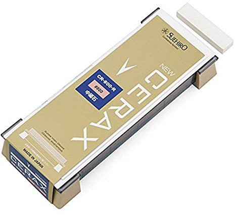Suehiro CERAX CR-800-R: Großer Schleifstein #800, Einweichstein: 20,6 x 7,3 x 2,3 cm