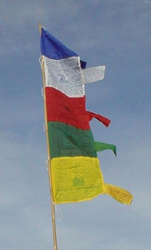 GURU SHOP Gebetsflagge (Tibet), Mehrfarbig, 160x45x1 cm