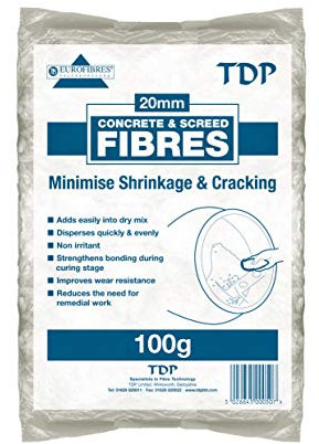 Concrete Fibres and Screed Fibres - Fibre 20mm 100 Grams