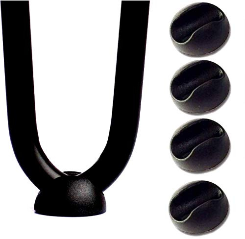 Drenky 4 STÜCKE Haarnadel Bein Fußschutz Cover-Top New Tighter Floor Glides-Vier Pack-Top Clip Guards Für 10mm Stahl Haarnadel Tischbeine