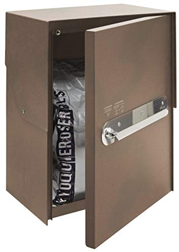 Arregui Bigpack EP2008 cassetta postale in acciaio per posta e pacchi grandi, cassetta deposito pacchi, color ruggine