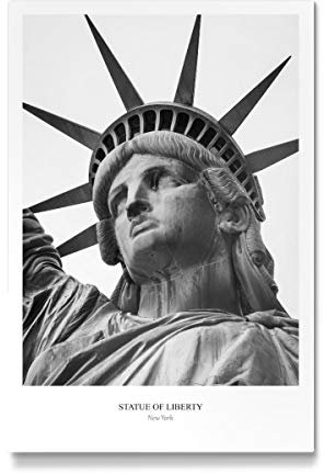 artboxONE Galerie-Print 120x80 cm Statue of Liberty NYC hochwertiges Acrylglas auf Alu-Dibond von Winthas