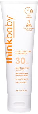 Thinkbaby Thinksport Baby Clear Zinc Sunscreen Lotion SPF 30 89ml