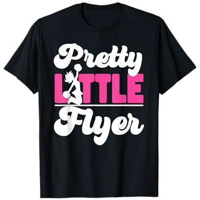 Cheer Cheerleading Pretty Little Flyer T-Shirt