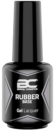 Rubber Base Clear 15ml | Transparente | Esmaltes Semipermanentes | Autonivelante y duradero | Fortalecer uñas | Bernal Cosmetics