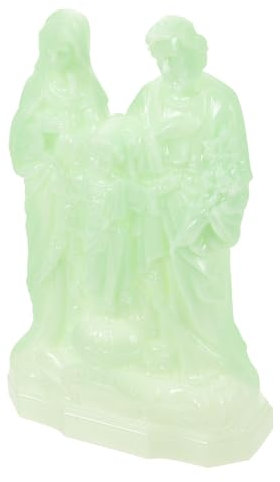 IMIKEYA Figurine Nachtlicht Statue Für Christliche Dekoration Große Heilige Familie Figur Als Für Zuhause Leuchtet Im Dunkeln Für Und Schlafzimmer