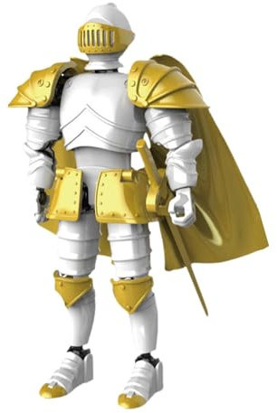 Medieval Action Figure - Movable Night Figure, 3D Printed Action Figure - Precision Sculpted Knight Statue, Collectible Figure, Perfect for Desk Decoration and
