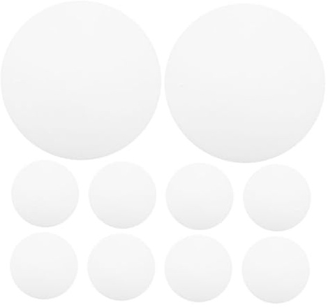 PRETYZOOM 10 Pezzi Diffusore di Luce in PC Bianco, Copertura per Faretti da Incasso, Facile Installazione, Protegge i Downlight, per Ambienti Interni e Spazi Commerciali