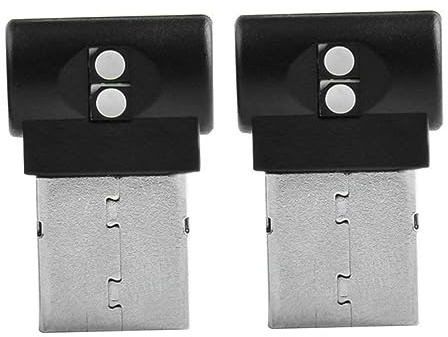 Cabilock 2piezas Luz Led Interior Coche Usb Mini Decorativa Ambiente Fácil Instalación Compatible Puertos Usb