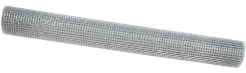 Brokky 42004896 Recinzione in Filo saldato 1,2x10 m Acciaio zincato Rete Metallica per Recinzioni Zincata Elettrosaldata Rigida - Ideale per Recinzioni da Giardino,Aree Verdi e Spazi Esterni