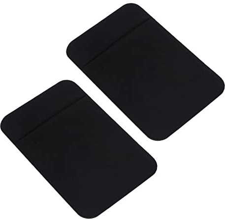 EXCEART 2pezzi Portafoglio Per Telefono Autoadesivo Borsa Per Carte Di Credito Portafoglio Per Cellulare Porta Carte Design Antiscivolo Materiale Per Cellulari e Custodie