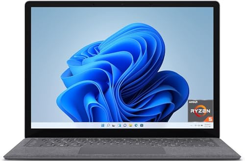 Surface Laptop 4, laptop da 13,5 pollici (Ryzen 5, 8 GB di RAM, 256 GB SSD, Win 11 Home) Platinum (Ricondizionato)