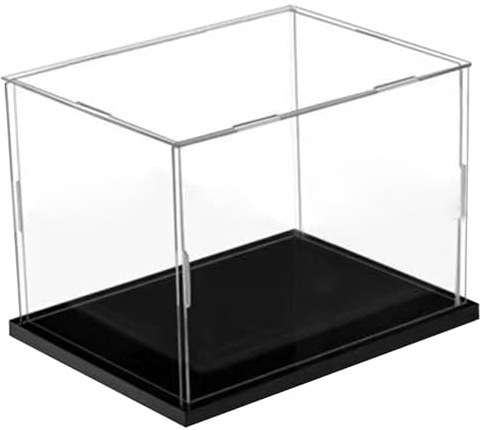 Joygoodta Hut-Vitrine, Acryl-Vitrine, 25, 4 x 20, 3 x 20, 3 cm, staubdicht, stapelbar, durchsichtige Hutschachtel, Baseballkappe für Sammler